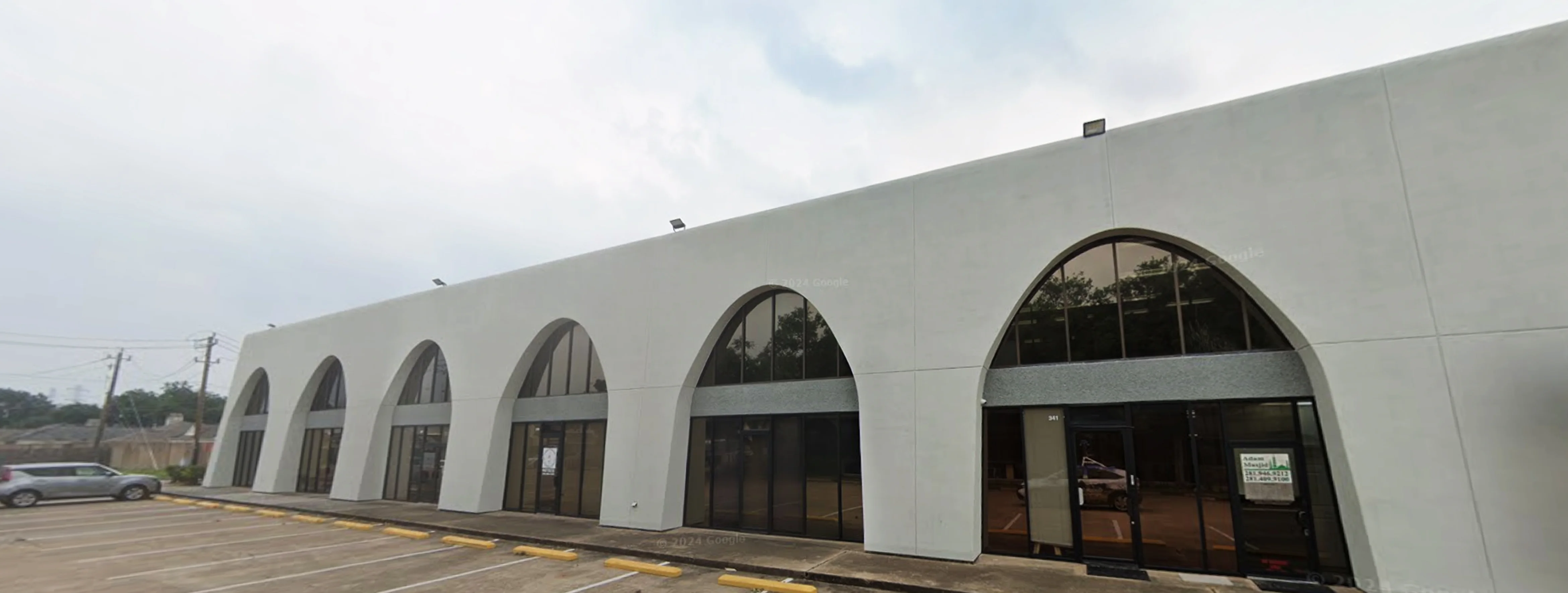 Exterior view of Adam Masjid Sugar Land building